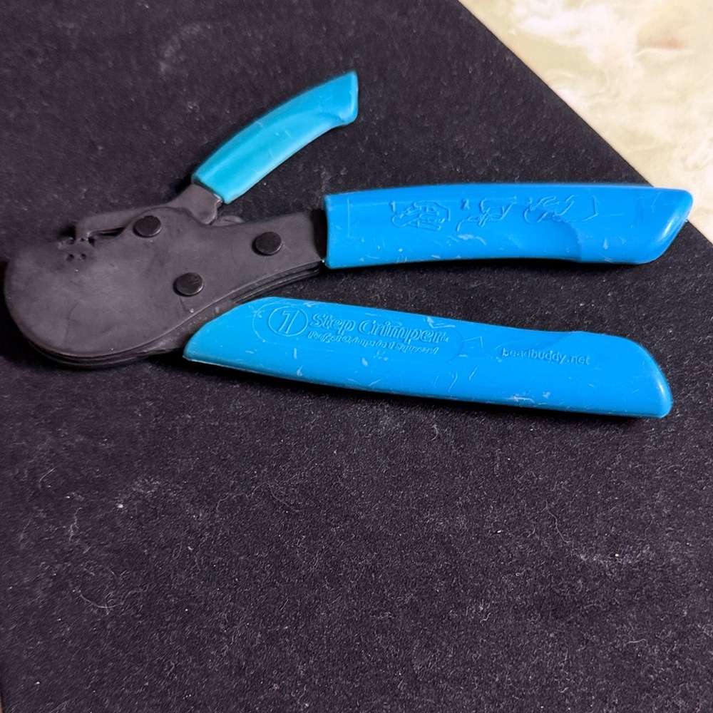Blue and Black Crimping Tool by